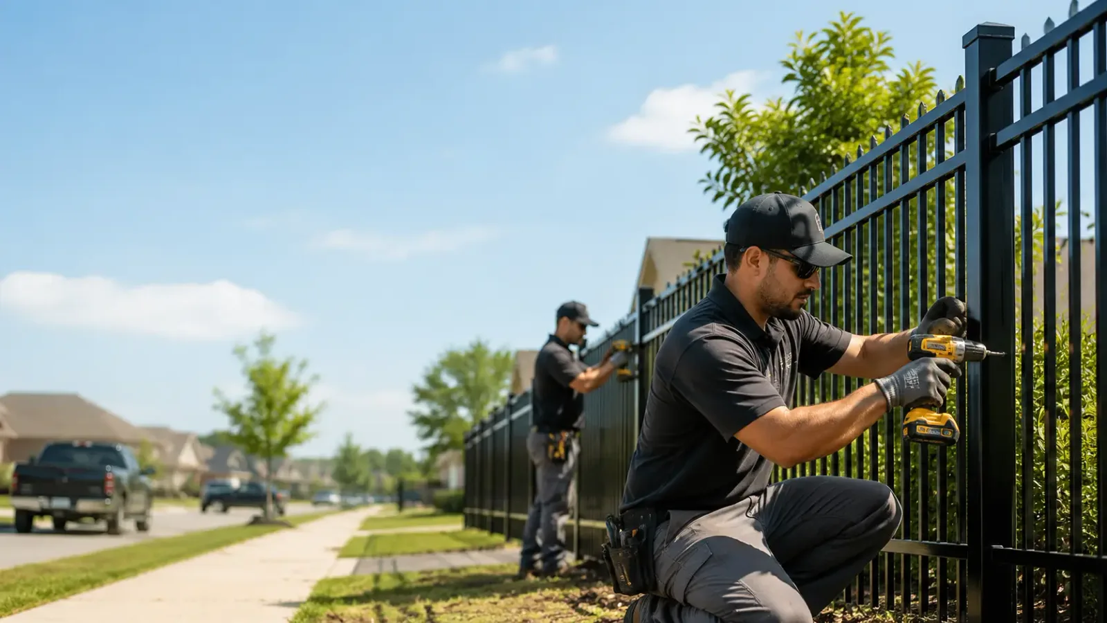 Metal Fence Installation in Check, VA